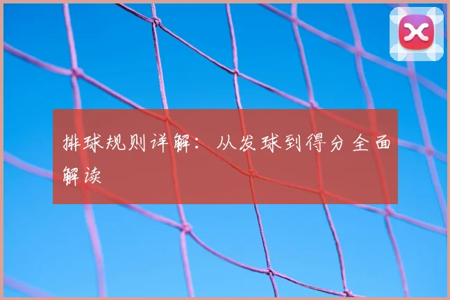 排球规则详解:从发球到得分全面解读